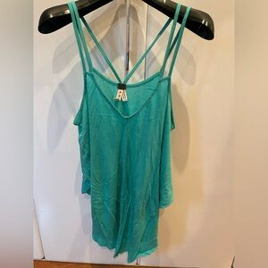 Free People Teal Strappy Women’s Top